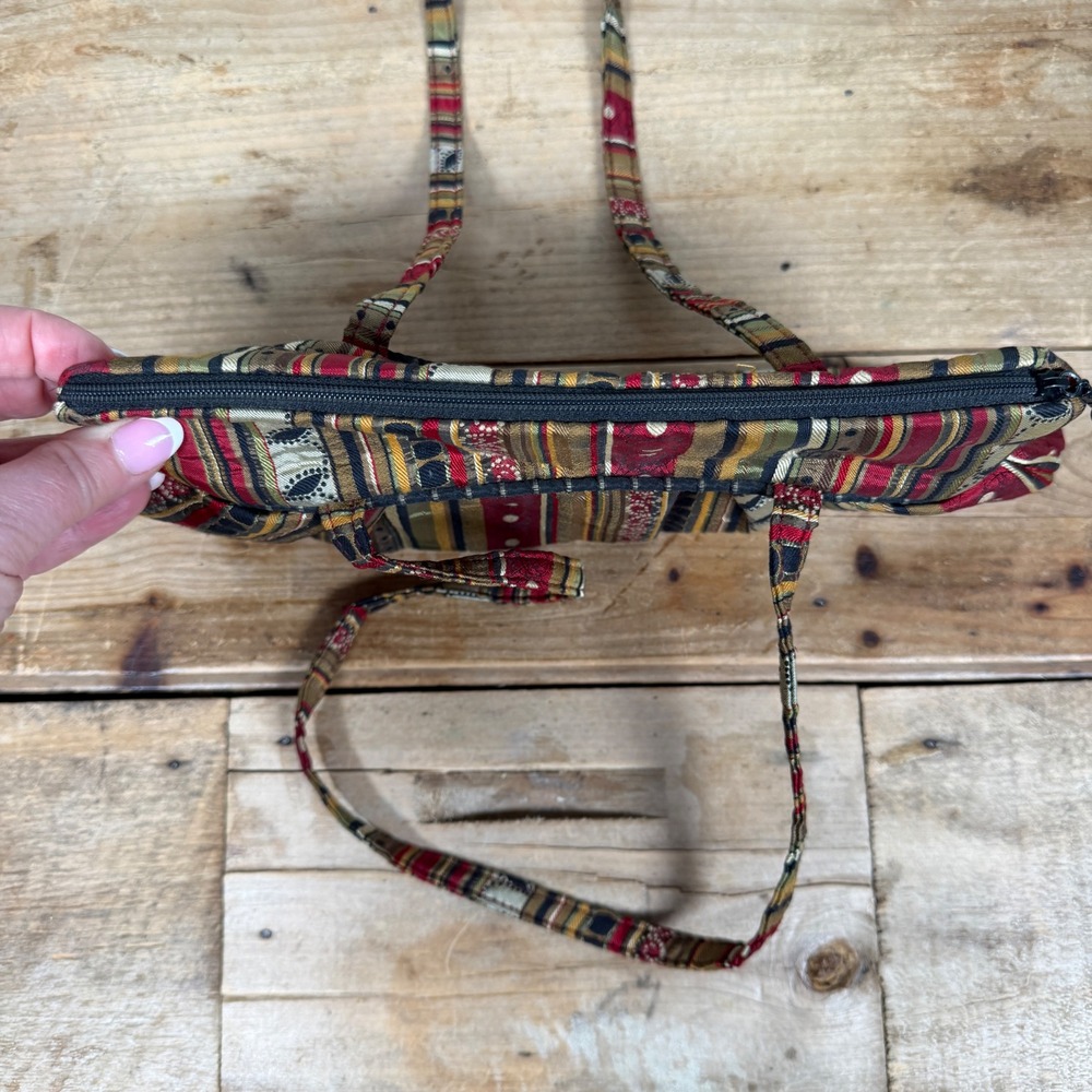 Vintage Maruca Y2K Silky Woven Boho Shoulder Bag - Picture 7 of 12